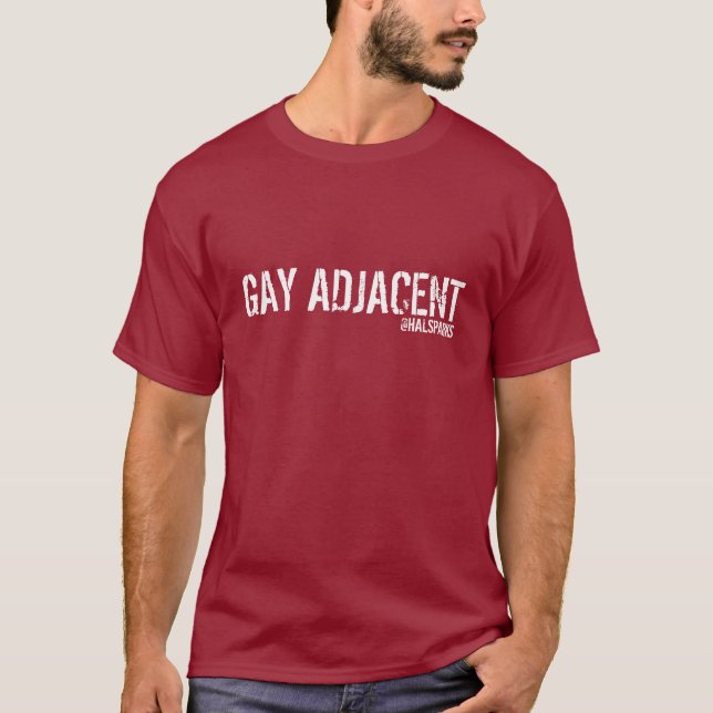 CAMISETA GAY ADJACENTE (Frente)