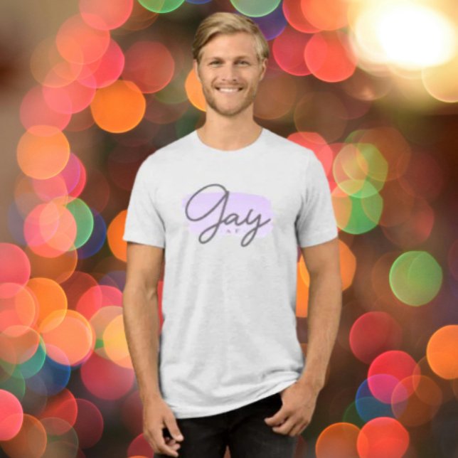 Camiseta Gay AF Lavanda (Criador carregado)