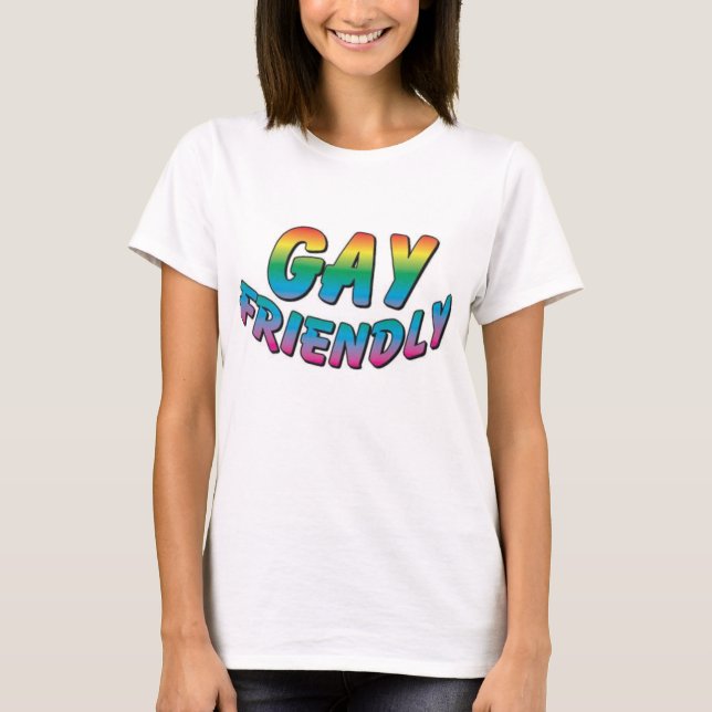 Camiseta Gay Amigável (Frente)