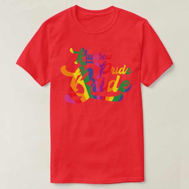 Camiseta Gay Bachelor Party Super Gay Rainbow Pride Brid (Frente do Design)