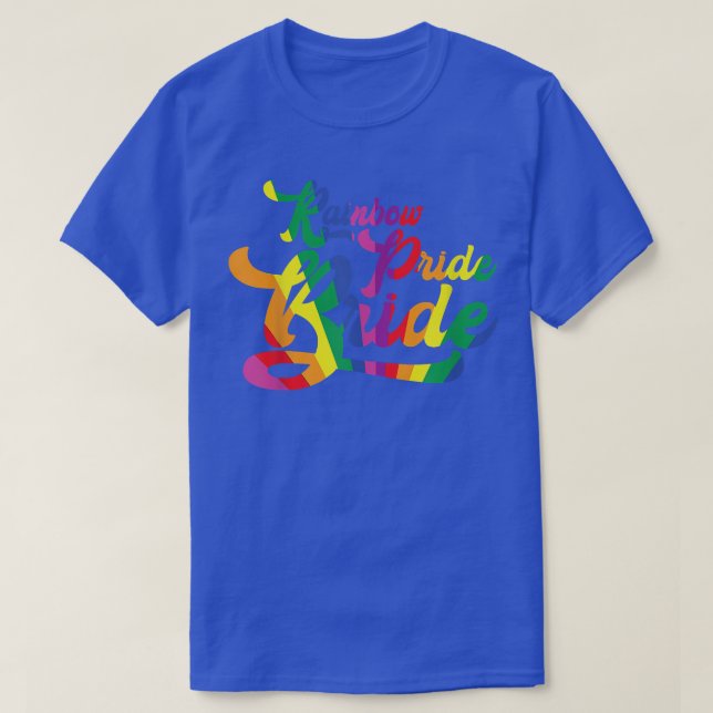 Camiseta Gay Bachelor Party Super Gay Rainbow Pride Brid (Frente do Design)