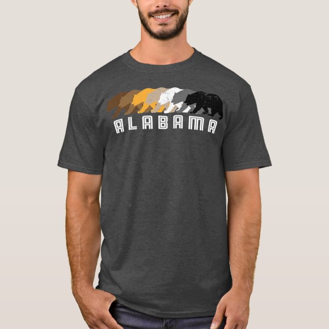 Camiseta Gay Bear do Alabama desapontado  (Frente)