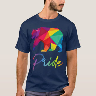 Camiseta Gay Bear Orgulho LGBT Orgulho de Sinalizador do Ar