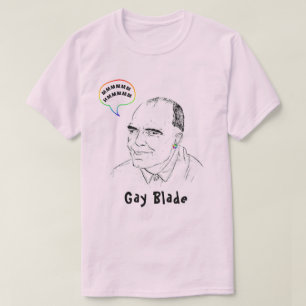 Camiseta Gay Blade LGBTQ+ Orgulho Gay Humor 