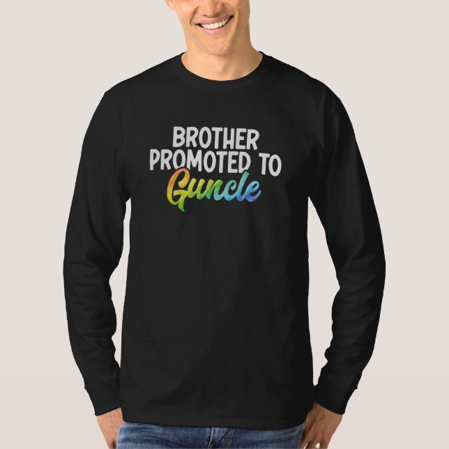 Camiseta Gay Brother Proud Ally Lgbt Gay Uncle Guncle  Uncl (Frente)