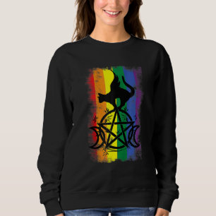 Camiseta Gay Bruxa Bandeira do Orgulho Triplo Pentágono Wic