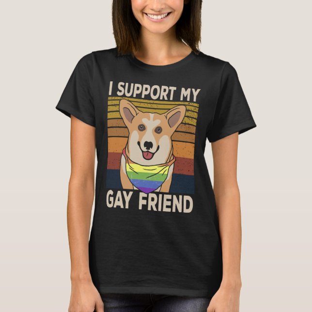 Camiseta Gay Corgi Dog 777 (Frente)
