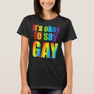 Camiseta Gay da Flórida Está Tudo Bem Dizer que Gay fica or