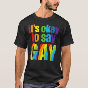 Camiseta Gay da Flórida Está Tudo Bem Dizer que Gay fica or