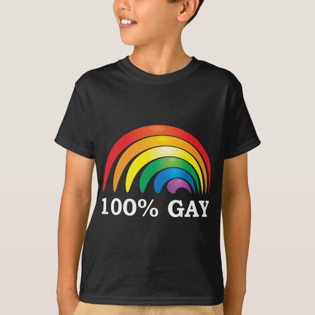 Camiseta Gay de 100% (Frente)