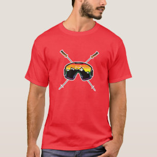 Camiseta Gay de esqui LGBTQ Mens Ski com Gay de esqui