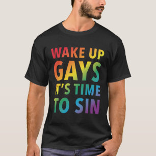 Camiseta Gay De Orgulho É Hora De Pecar