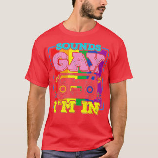 Camiseta Gay de Sons de Orgulho de Gay Engraçados Em (2)