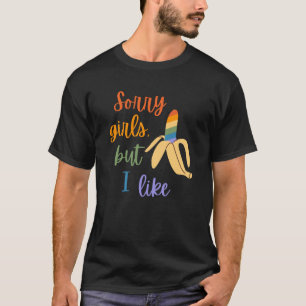 Camiseta Gay Desculpe Meninas Eu Gosto De Bananas