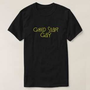 CAMISETA GAY DOURADO DA ESTRELA