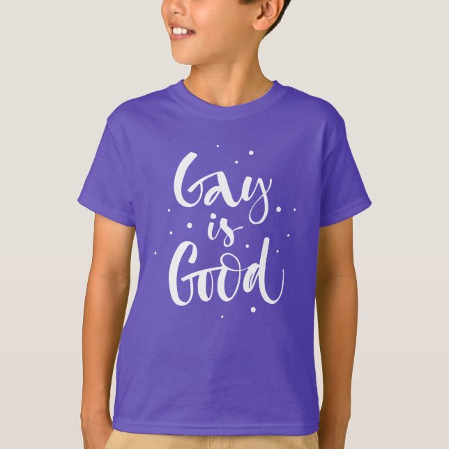 Camiseta Gay é bom (Frente)