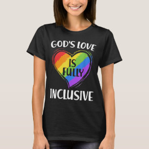 Camiseta Gay Engraçado O Amor de Deus é Cristão Totalmente