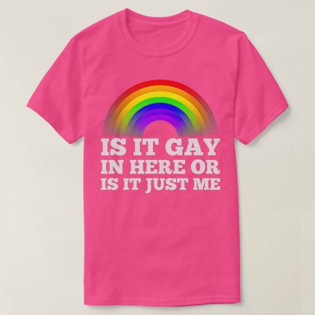 Camiseta Gay Engraçado Para Homens Orgulhem Coisas Do Arco- (Frente do Design)