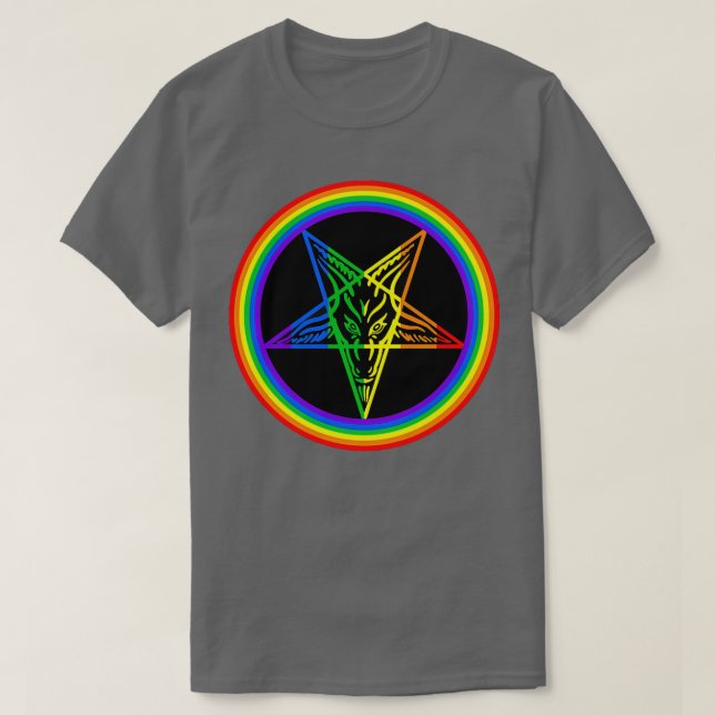 Camiseta Gay for Satan 2 (Frente do Design)