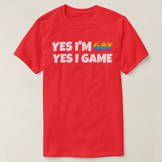 Camiseta Gay Game (Frente do Design)