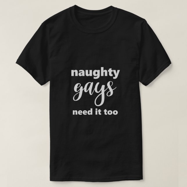 Camiseta Gay Gay LGBTQ Engraçados Precisam Muito Humor (Frente do Design)