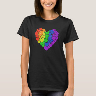Camiseta Gay Heart Lgbtq Lésbian Pride Flag Love Lgbt Heart