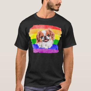 Camiseta Gay Japonês Cachorro Lover LGBTQ Orgulho Teen