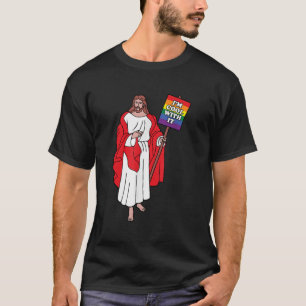 Camiseta Gay Jesus Diz Que Estou Legal Com Ele Gay Christia