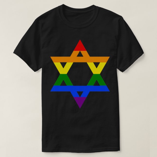 Camiseta Gay Jew Pride (Frente do Design)