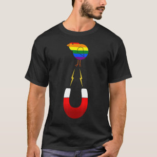 Camiseta Gay Lésbica, Pintinho Bissexual, Magnet, Galinha