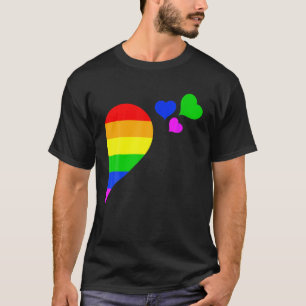 Camiseta Gay LGBT LGBT Lésbica Casal LGBTQ Valente