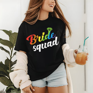 Camiseta Gay LGBT Orgulho Nojento Esquadrão Casamento Arco