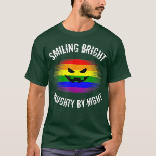 Camiseta Gay LGBTQ Halloween Lésbica Jack O Lanterna Ntrave