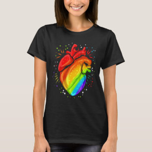 Camiseta Gay Lgbtq Lgbtq Orgulho Lésbico Colorido Mês