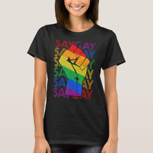 Camiseta Gay Lgbtq - Orgulho gay Mês Ordenado Da Mão Vintag