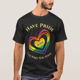 Camiseta Gay LGBTQ Tem Orgulho Mês De Amor Quem Você Quer