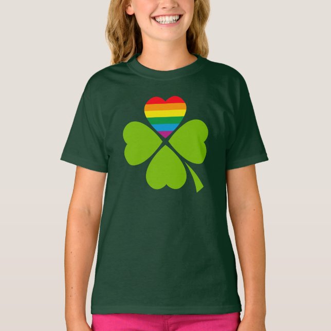 Camiseta Gay Lucky Clover (Frente)