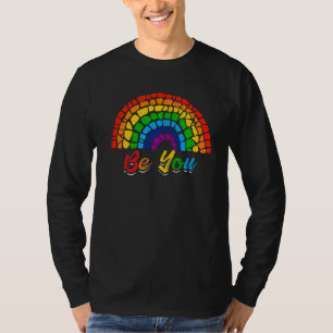 Camiseta Gay Mês Do Orgulho Arco-Íris Retroativo Lgbt Seja 