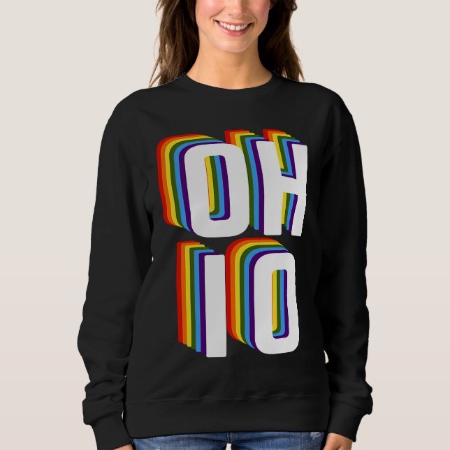 Camiseta Gay Ohio Pride LGBTQ, Gay Pride Month , Gay Ohio R (Frente)