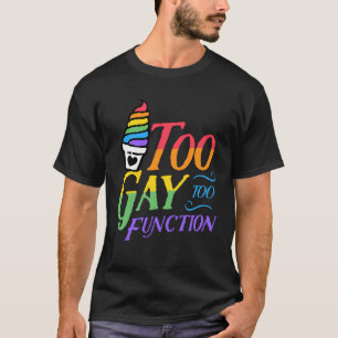 Camiseta Gay para Funcionar Sorvete Oração LGBTQ Pride M