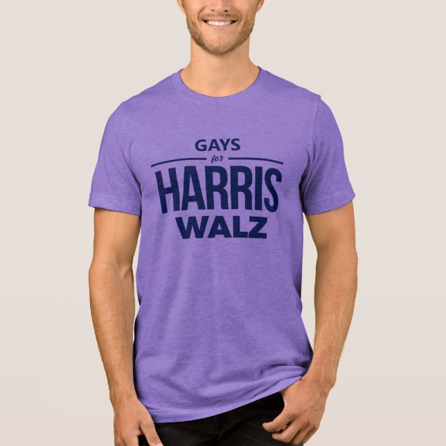 Camiseta Gay para Harris Walz (Frente)