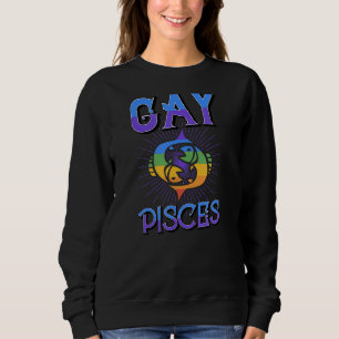 Camiseta Gay Peixes Símbolo Zodiac Aniversário Horoscópio C