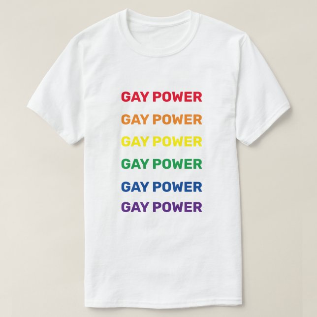 Camiseta Gay Power (Frente do Design)