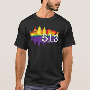 Camiseta Gay Pride 513 Gay Gay Pride 513 da Cincinnati Ohio