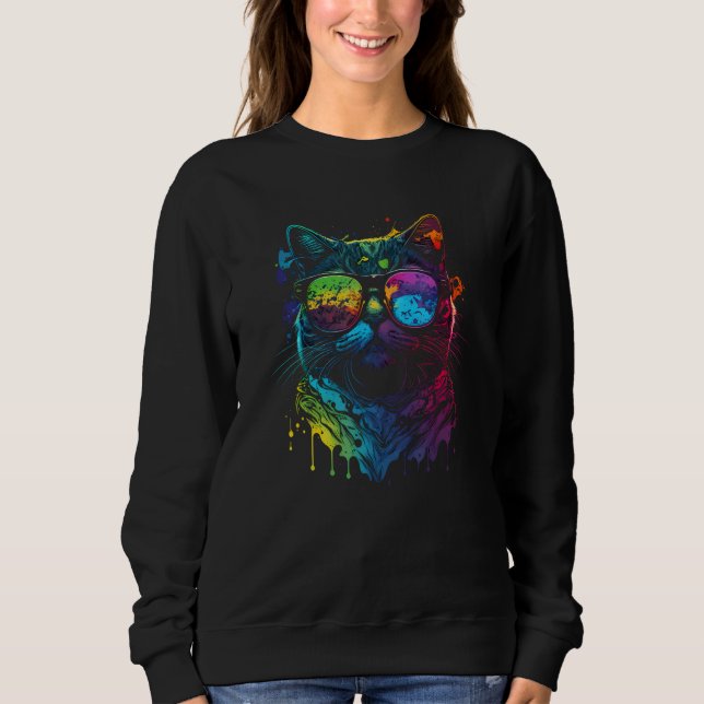 Camiseta Gay Pride Cat Animal  Pride Month Cute Equality LG (Frente)