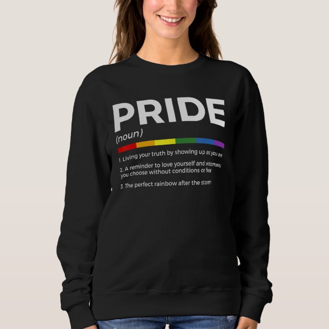 Camiseta Gay Pride Definition Pride Month (Frente)