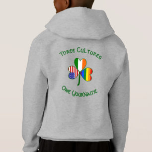 Camiseta Gay Pride Irlanda EUA Bandeira de Trevo Personaliz