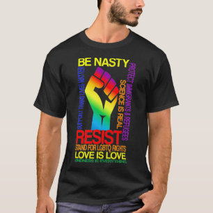 Camiseta Gay PrideResistir à Unidade de Ordenação de Sinali