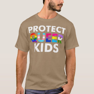 Camiseta Gay Protect Queer Kids Pride LGBT Suporta Gi Fila