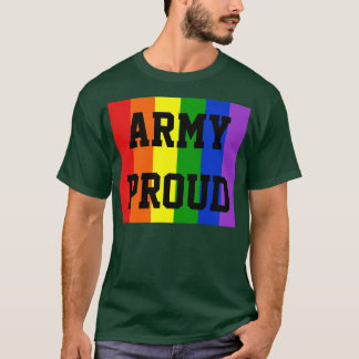 Camiseta Gay Rainbow Dark Shirt do Exército